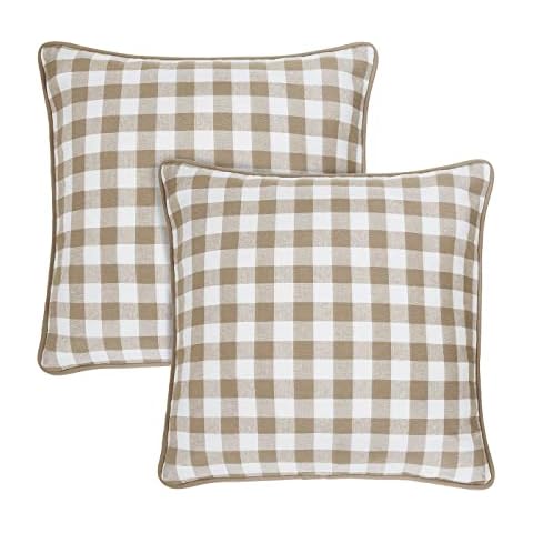Buffalo Check Throw Pillow Covers, 2 Pack Cover