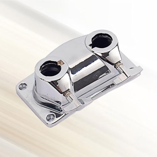 Base clamp doble para tambor tom metal miniatura 5