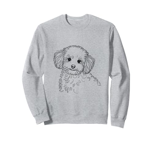 Diseño artístico de Maltipoo Dog Line Sudadera