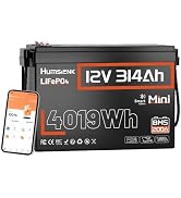 Amazon | HumsiENK 12V 50Ah LiFePO4バッテリー、50A BMS付き小型