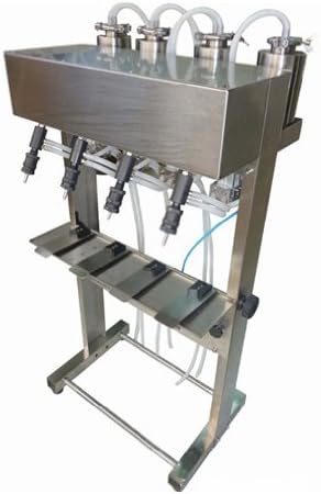 Gowe Four head liquids filling machine, electrical pumping filler,liquids filling machine,density water bottling equipment for perfume,beverage milk and other foods