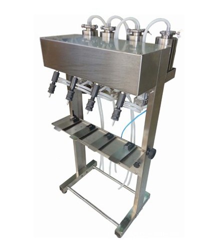 Preisvergleich Produktbild Gowe Vier Head Flüssigkeiten Füllung Maschine, elektrische Pumpen, Flüssigkeiten Füllung Maschine, dichte Wasser Abfüllung Ausstattung für Parfüm, Getränk, Milch und anderen Lebensmitteln