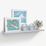 bilderrahmenleisten baumarkt Gebaut für die Ewigkeit -- Hergestellt aus MDF-Platten der E1-Klasse und mit einem glänzenden glatten Finish ist dieses Wandregal abriebfester als normale furnierte Regale.