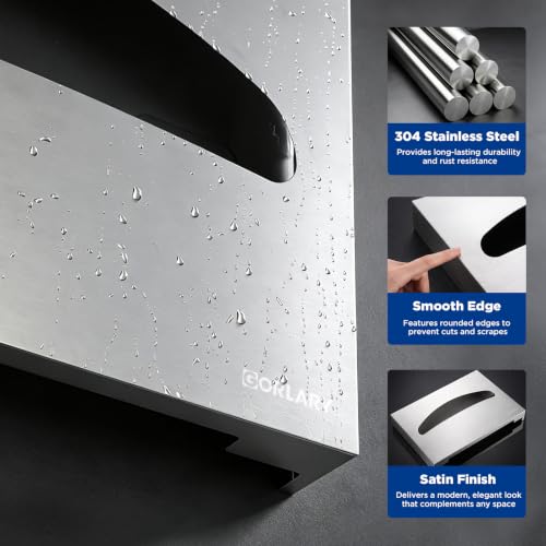 Image of Gorlary Commercial Toilet Seat Cover Dispenser Wall Mount, Self-Adhensive