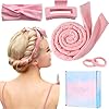 Rizador Sin Calor, Terciopelo Con Clip Cinta de Pelo para Hacer Ondas Diadema para Cabello Largo涓∕edi