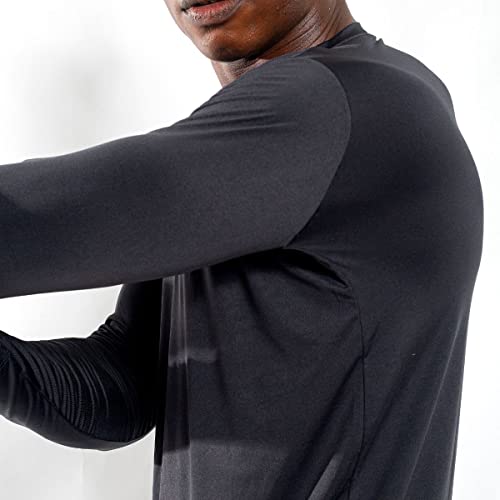 Kit 3 Camisa Uv 50+ Blusa Masculina Térmica Manga Longa (G, Preto, Cinza, Branco)