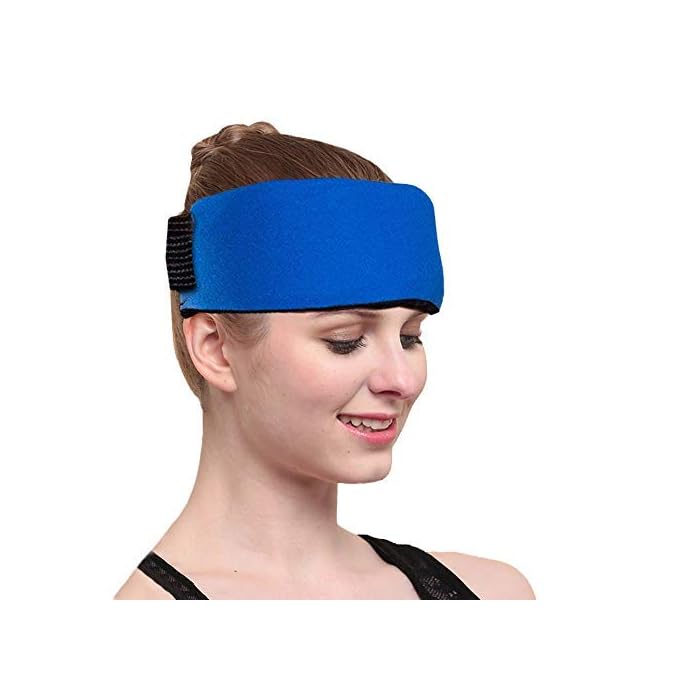 Buy Head Gel Ice Pack Wrap for Migraine Headaches Reusable Neck Ankle