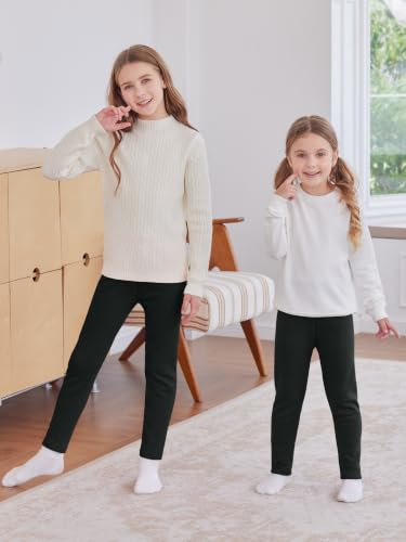 KIIAVORO Girls Fleece Lined Leggings xx use - image 2