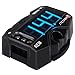 Stetsom MiniVT Digital Display Mini Voltmeter High Accuracy Blue LED 7V~30V Automotive Car Motorcycle Battery Voltage Panel Meter Easy Connection Remote Power for Car Audio Systems