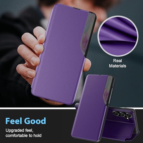 Housse Samsung Galaxy A35 violette pour sécuriser vos déplacements