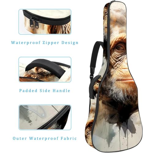 JRHEJTFZ Housse pour guitare acoustique de 1,9 cm d’épaisseur – Imperméable – Durable et élégant – Motif girafe aquarelle, Multicolore 5., 42.9×16.9×4.7 in, Motif imprimé tendance - Les Beatles, Paul McCartney, John Lennon, RIngo Starr, George Harrison JRHEJTFZ Housse pour guitare acoustique de 1,9 cm d'épaisseur - Imperméable - Durable et élégant - Motif girafe aquarelle, Multicolore 5., 42.9x16.9x4.7 in, Motif imprimé tendance – Image 5