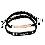 ♥ Material: acero inoxidable de titanio y cuerda.