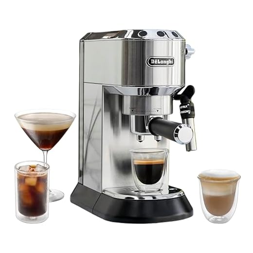 De'Longhi EC685M Dedica Deluxe Automatic Espresso Machine, 1, Metallic