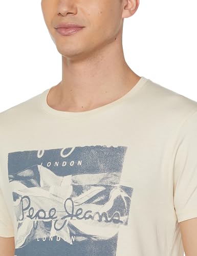Image of Pepe Jeans Men T-Shirt|Cotton|Slim Fit