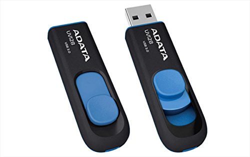 ADATA 64GB DashDrive UV128 USB-Stick USB Typ-A 3.2 Gen 1 (3.1 Gen 1) Schwarz, Blau