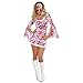 Produktbild Amscan - Erwachsenenkostüm Go Go Girl, Kleid, Stirnband, Gürtel, für Damen, 70er, 60er, Karneval, Fasching, Fastnacht, Mottoparty