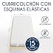 Dreamzie - Cubre Colchon 90 x 190 cm Impermeable con 4 Esquinas...