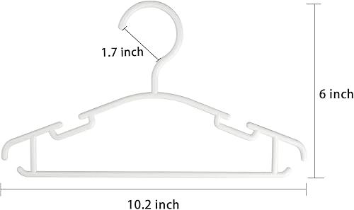 Miniatura 2 de Ganchos de plástico para colgar ropa de bebé y niños