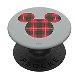 Disney Mickey Mouse Icon Holiday Plaid PopSockets Support et Grip pour Smartphones et Tablettes