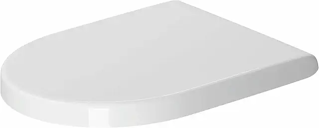 Pressalit WC Bril: Toilet Seat Starck 3 with Stainless Steel Hinges, White