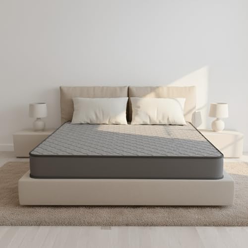 Image of Sleepwell MyMattress | Medium Firm | Balanced Comfort | Grey | Soft Resitec Foam | Resitec Foam | Neem Anti Microbial | 78X60X8 | 10 Year Warranty