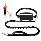 Freihändige Hundeleine mit Bauchgurt,Freihändig Laufleine für Hunde,Joggingleine...