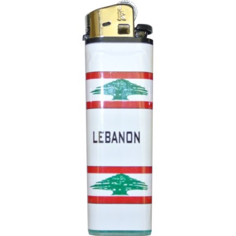 Lebanon Flag Lighters - 3 Pieces