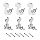 Pareschi 6 Pieces Vintage Set, 3L3R Guitar Tuning Pegs, Machine Heads for Electric and Acoustic Guitars...