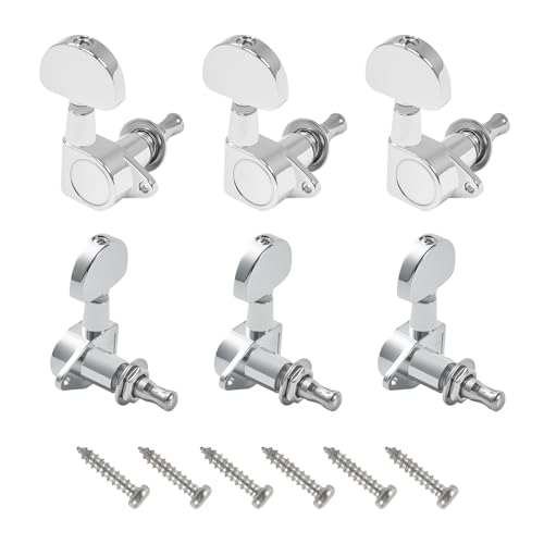 Pareschi Guitar Tuners, 3L3R Vintage Machine Heads, Chrome