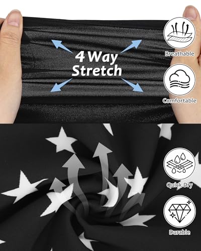 Image of Justay Mens Swim Trunks with Compression Liner 2 in 1 Quick Dry Board Shorts 7 Inch Bathing Suit Swimming Trunks for Men