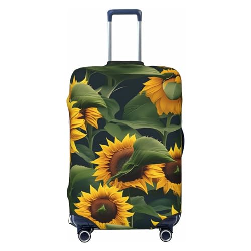 Plants Theme Sunflower Luggage Covers For Suitcase Approved,Suitcase Cover Protector Fit 18-32 InchLuggage