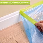 Pre Taped Masking Film, 4 Pack, 22 in x 66 ft, Painters Plastic - Image 3