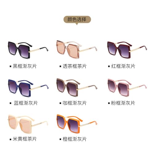Luxury Large Frame Sunglasses Women Men Fashion Outdoor Driving Beach Party Sun Glasses Uv4002
