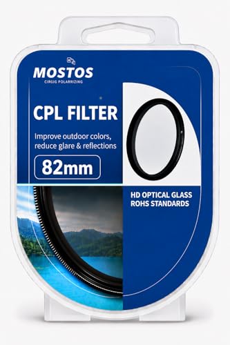 Image of MOSTOS - 82mm CPL Filter for Nikon Camera kit NIKKOR Z 24-70mm f /2.8 Lens (Make Sure O82 Mark is Written On Your Lens)