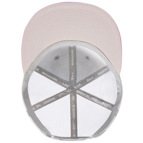 Image of BASSDASH Flat Brim Trucker Cap Adjustable Snapback Hat Mesh Back for Men Women