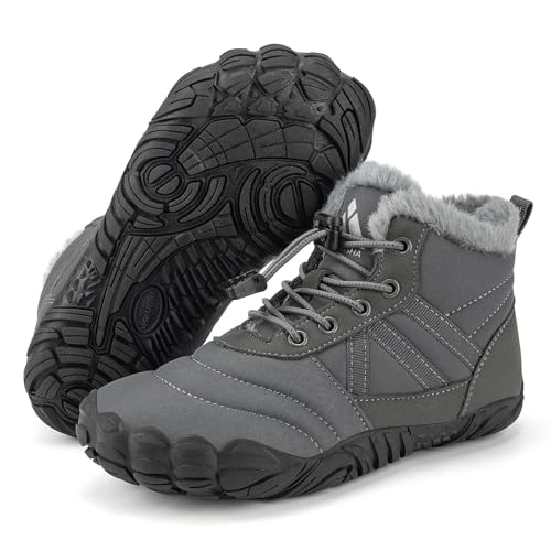 Mishansha Barefoot Niños Botas Niña Invierno Botines Niño