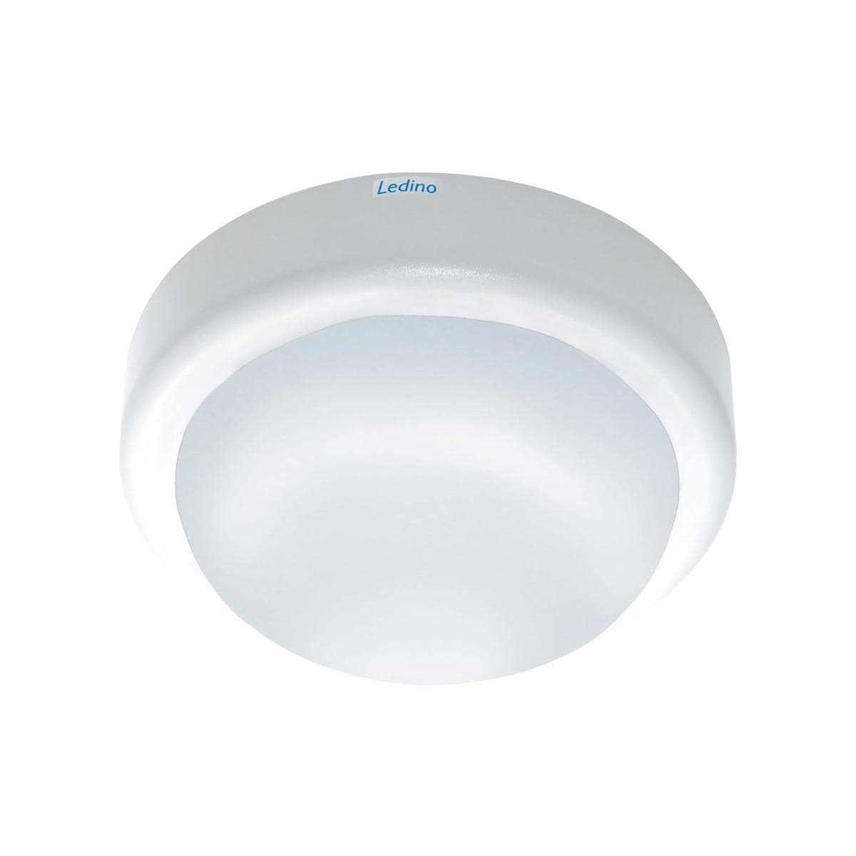 Ledino schwabing lámpara LED de pared y techo para entornos húmedos, IP44, 14 W, color blanco