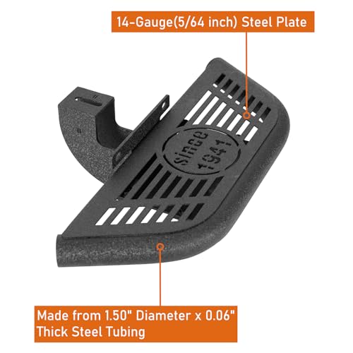 Estribos laterales para Jeep Wrangler JL 2018-2026 2 puertas miniatura 5