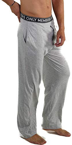 Members Only Men's Jersey Sleep Pant Cotton Woven with Two Side Pockets2