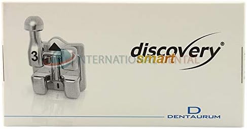 Orthodontic Dental Dentaurum Discovery Smart Metal Brackets Kit MBT #3,4,5 Hooks Braces