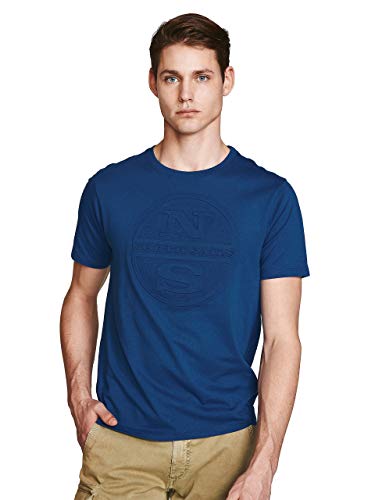 NORTH SAILS Regular Fit Maglietta, Blu (Ocean Blue...