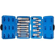 J&R Quality Tools 20pc XZN 12 Point MM Triple Square Spline Bit Socket Set Tamper Proof Set