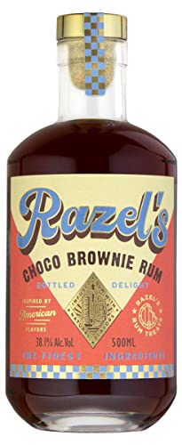 Razel’s Choco Brownie Rum, Karibik Rum trifft auf fluffige Brownies! 500ml flüssiges Dessert