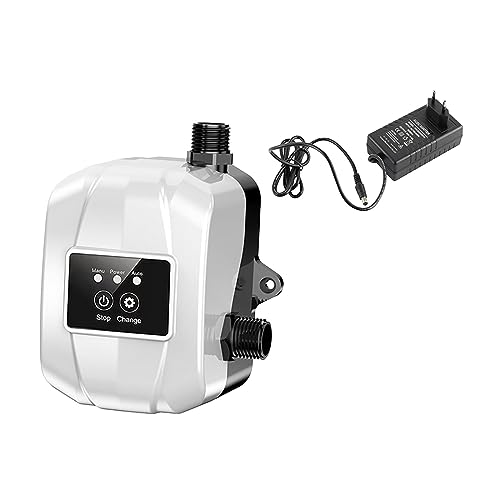 Bomba elevadora de presión de agua automática, controlador de presión, bomba presurizadora de agua portátil 150PA para calentador de agua, ducha, Blanco