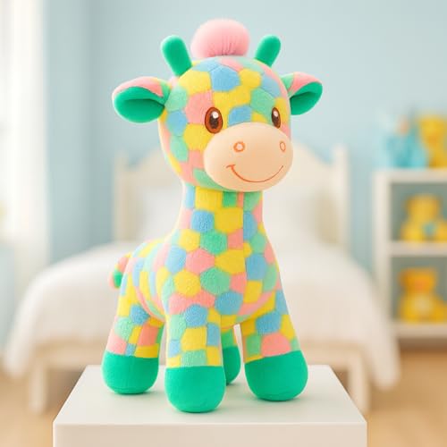 Image of Babique Ziraffe Multi Plush Soft Toy Cute Kids Animal Home Decor Boys /Girls (30 cm)