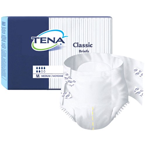 Tena Classic Brief, Case of 100, Medium