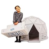 FOL Kids Toddler Play House for Indoor & Ourdoor - Art & Craft Cardboard Geodesic Dome 51' x 51' x 32.6'