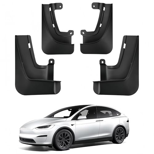 Guardabarros para coche Tesla Model X Plaid 2025 protectores de neumáticos 2