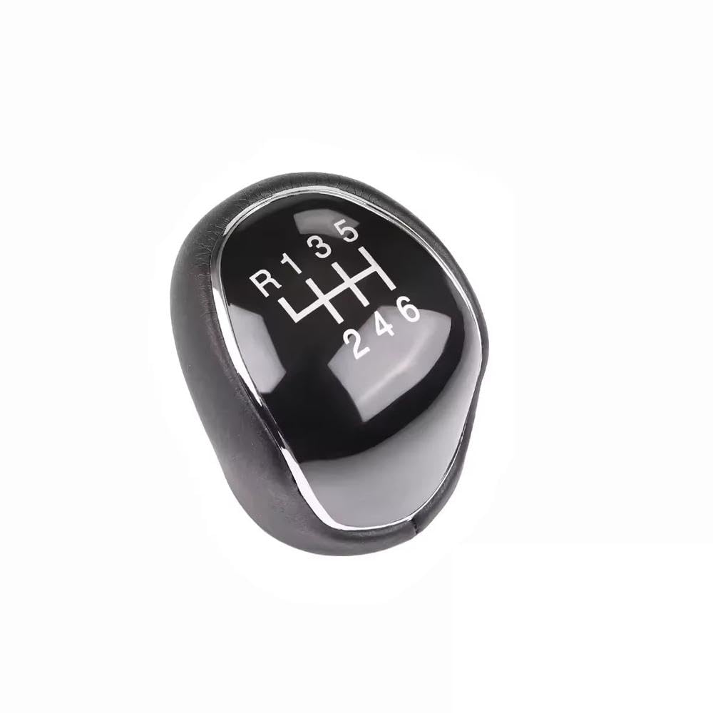 QVQOJCTH Auto Accessory 6 Speed Gear Shift Knob for Ford Mondeo MK4 Focus MK2 Galaxy Tourneo Connect