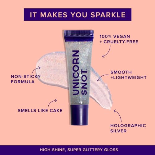 Unicorn Snot I0092387 Glitter Lip Gloss - Long-Lasting Sparkly Lip Gloss thumb #2